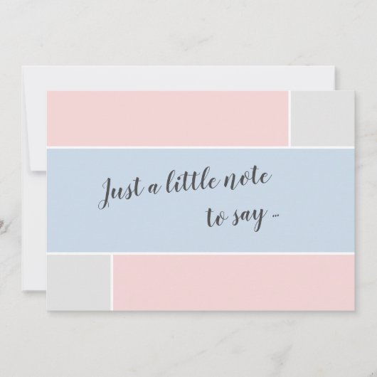 Baby Pink und Blue Custom Sonogram Foto Schwangers Ankündigung (Vorderseite)