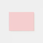 Baby Pink Upscale 1 Farbe Post-it Klebezettel (Vorderseite)