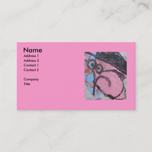 BABY PINK VISITENKARTE (Vorderseite)