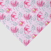 Baby Pink Watercolor Englische Rose Seidenpapier (Ausschnitt)