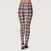Baby Pink Weave Muster Leggings (Rückseite)