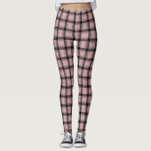 Baby Pink Weave Muster Leggings (Vorderseite)