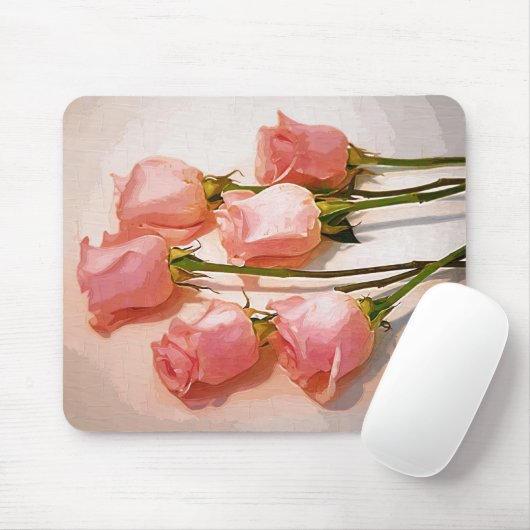 Baby Pinks Mousepad (Mit Mouse)