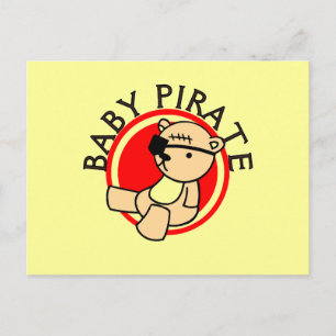 Baby-Pirat-Shirts und Geschenke Postkarte