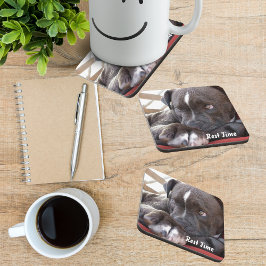 Baby Pitbull Puppy Untersetzer