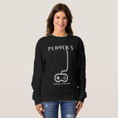 Baby Player 3 Loading Baby Loading Schwangerschaft Sweatshirt (Vorne ganz)