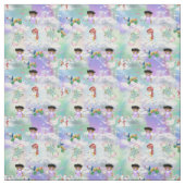 Baby Playmats mit Regenbogen und Wolken. Stoff (Muster)