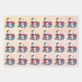 Baby Polar Bears Weihnachtskids Geschenkpapier Set (Vorderseite 3)
