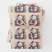 Baby Polar Bears Weihnachtskids Geschenkpapier Set (Beispiel)