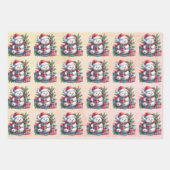 Baby Polar Bears Weihnachtskids Geschenkpapier Set (Vorderseite)