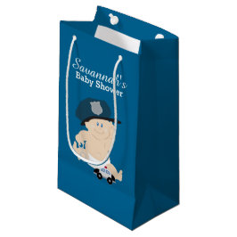 Baby Polizist Policeman Baby Showbeutel Kleine Geschenktüte