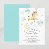 Baby Pony Mobile Neutral Baby Shower