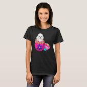 Baby Poodle Hatching From Easter Egg Easter Day T-Shirt (Vorne ganz)