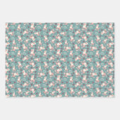 Baby Poodle Wrapping Paper Sheets Geschenkpapier Set (Vorderseite 3)