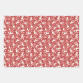 Baby Poodle Wrapping Paper Sheets Geschenkpapier Set (Vorderseite 2)