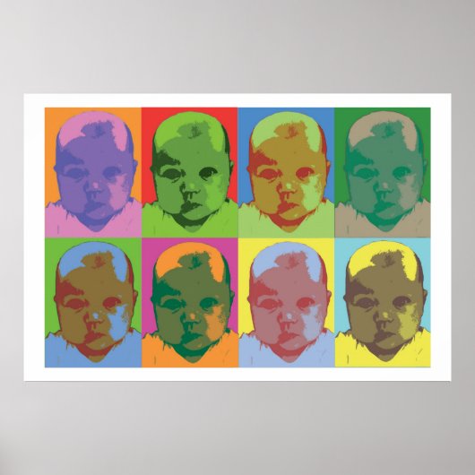 Baby Pop Art Poster (Vorne)
