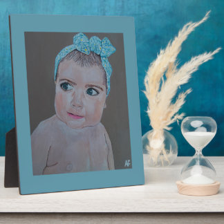 Baby Portrait Painting by Alfred Fox Fotoplatte