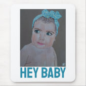 Baby Portrait Painting by Alfred Fox Mousepad (Vorne)
