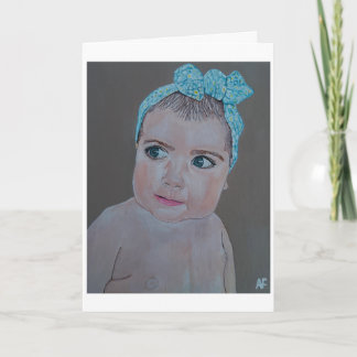 Baby Portrait Painting von Alfred Fox Karte