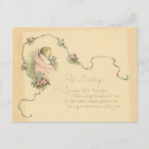 Baby Postkarte