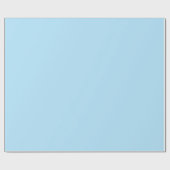Baby Powder Blue Solid Color | Classic | elegant Geschenkpapier (Flach)