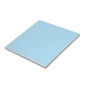 Baby Powder Blue Solid Color | Klassisches Elegant Fliese (Seite)