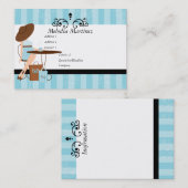 Baby Powder Visitenkarte (Vorne/Hinten)