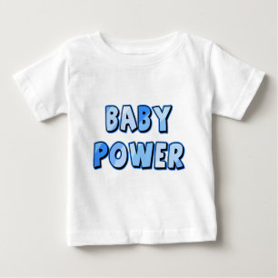 BABY-POWER im Blau Baby T-shirt