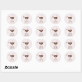 Baby Pram Mod Sticker Pink (Blatt)