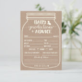 Baby Predication and Advisor Enclosure Card Begleitkarte (Stehend Vorderseite)