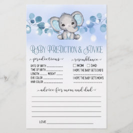 Baby Predication and Advisor Game Baby Showspiel