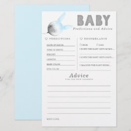 Baby Predictions and Advice Baby Shower Game