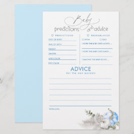 Baby Predictions and Advice Baby Shower Game