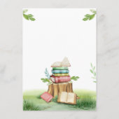 Baby Predictions and Advice Baby Shower Game Begleitkarte (Rückseite)