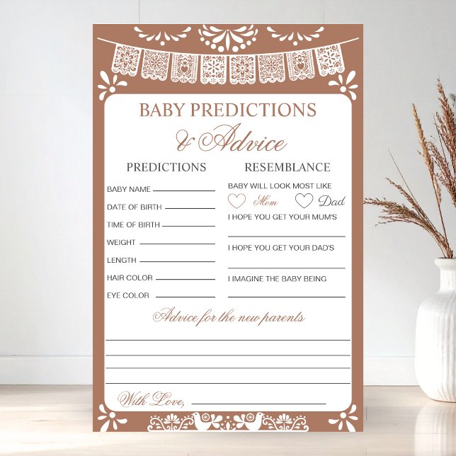 Baby Predictions and Advice Fiesta Baby Shower (Von Creator hochgeladen)