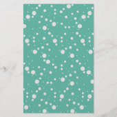 Baby Predictions and Advice Green Teddy Bear Game Flyer (Hinten)