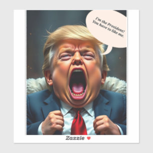 Baby President Aufkleber