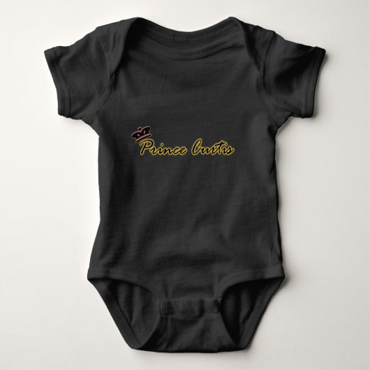 Baby Prince Curtis Jersey Bodysuit Baby Strampler (Vorderseite)