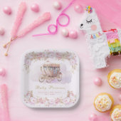 Baby Princess pink Pappteller (Party)