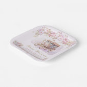 Baby Princess pink Pappteller (Gewinkelt)