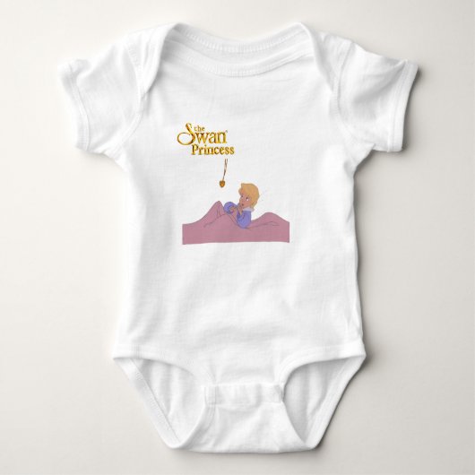 Baby-Prinzessin Odette Onsie Baby Strampler (Vorderseite)