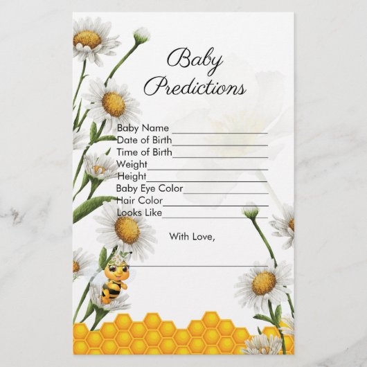 Baby prognostiziert, dass Mama Honeycomb Daisy sei (Vorderseite)