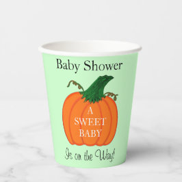 Baby Pumpkin Baby Dusche Pappbecher