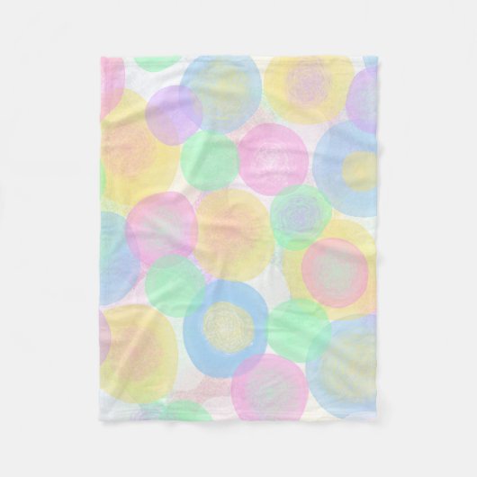 Baby punktiert Fleece-Decke Fleecedecke (Vorderseite)