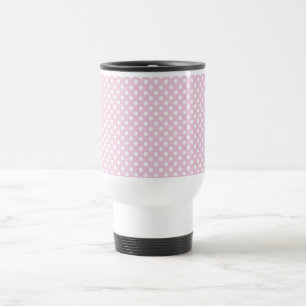 Baby - Puppe rosa Polka-Punkt-Retro Reise-Tasse Reisebecher
