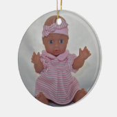 Baby - Puppe Verzierung Keramikornament (Links)