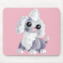 Baby Puppy Pink Mouse Pad