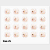Baby & Puppy Valentine’s Stickers | Watercolor (Blatt)