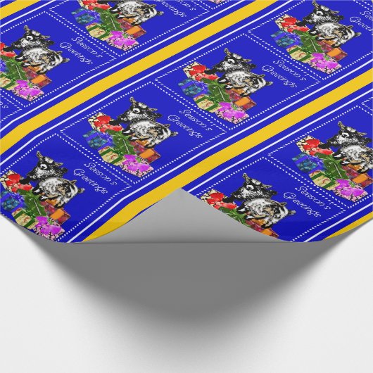 Baby Pygmy Goats Weihnachtswrapping Paper Geschenkpapier (Ecke)