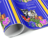 Baby Pygmy Goats Weihnachtswrapping Paper Geschenkpapier (Rolleneckpunkt)